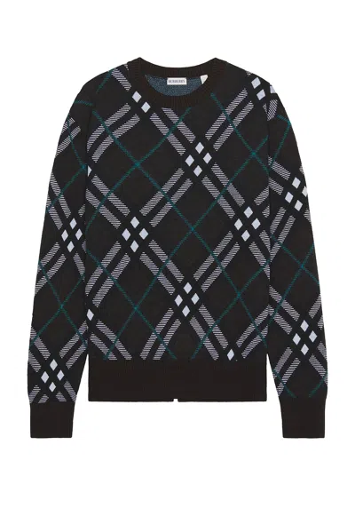 BURBERRY CHECK SWEATER
