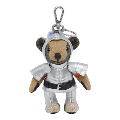 Burberry Is Thomas Knight Keyring In Silver
