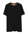 Burberry Item O-neck Short-sleeved T-shirt In Black