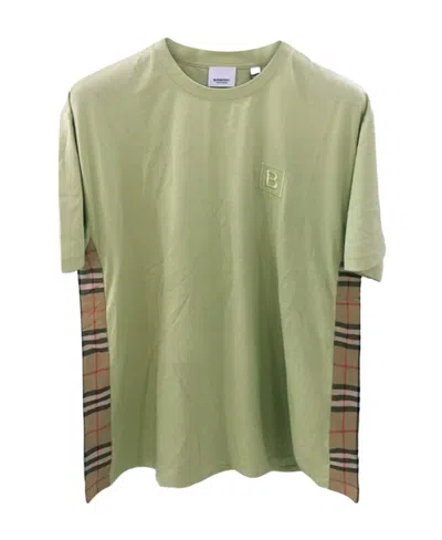 Burberry Item O-neck Short-sleeved T-shirt In Green