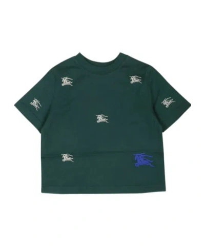 Burberry Item O-neck Short-sleeved T-shirt In Green