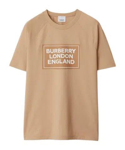 Burberry Item O-neck Short-sleeved T-shirt In Nude