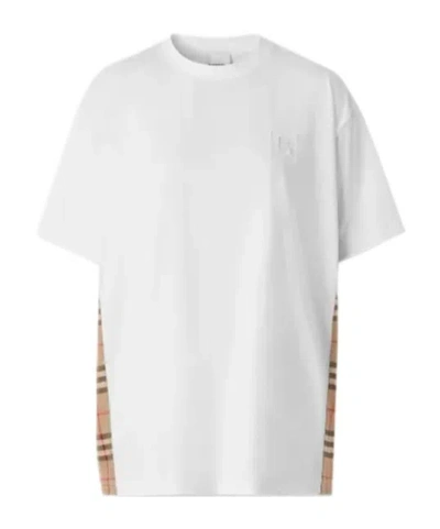 Burberry Item O-neck Short-sleeved T-shirt In White
