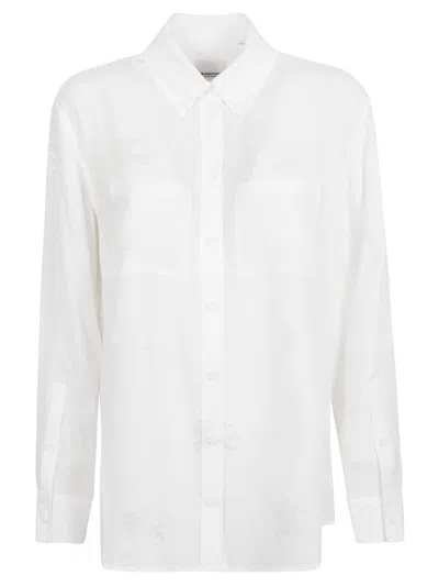 Burberry Ivanna Shirt In Optic White