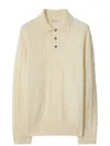 Burberry Ivory Alpaca Blend Sweater