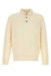 Burberry Alpaca Blend Cable Knit Sweater In Snow