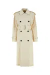 Burberry Structured Belted Trench Coat