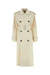 Burberry Structured Belted Trench Coat