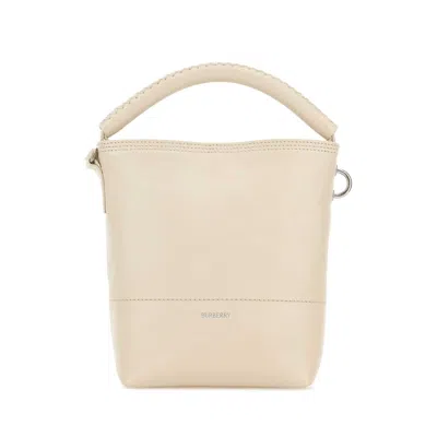 Burberry Ivory Leather Handbag