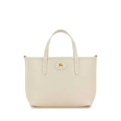Burberry Ivory Mini Bloomsbury Reversible Handbag In Neutral