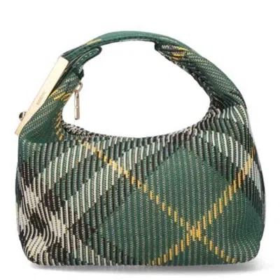 BURBERRY BURBERRY IVY CHECK PEG MINI DUFFLE BAG