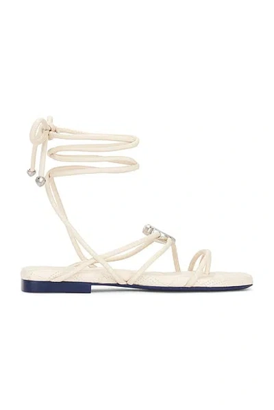 Burberry Ivy Shield Sandal In Soap