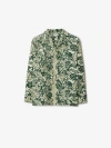 Burberry Ivy Silk Shirt In Safari