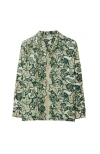Burberry Ivy Silk Shirt In Safari