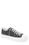 Burberry Jack Check Sneaker In Gray