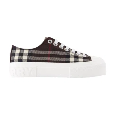 BURBERRY BURBERRY JACK LARGE CHECK SNEAKERS