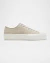 Burberry Jack Low-top Canvas Sneakers In Neutral