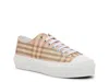 Burberry Lf Jack Low Sneakers Synthetic Teacup Check In Brown