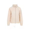 Burberry Full Zip Jacket In Neutral
