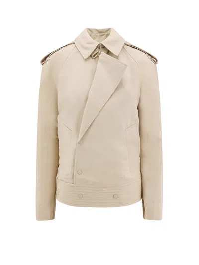 Burberry Jacket In Cream