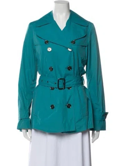 Pre-owned Burberry Jacket In Blue
