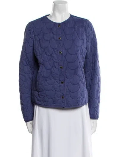 Pre-owned Burberry Jacket In Blue