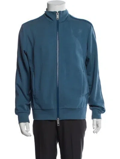 Pre-owned Burberry Jacket In Blue