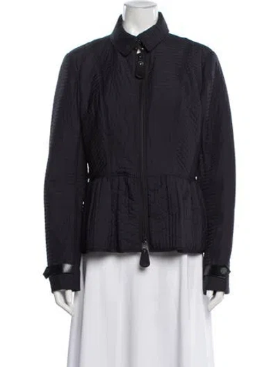 Pre-owned Burberry Jacket In Blue