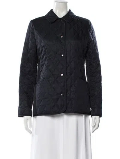 Pre-owned Burberry Jacket In Blue