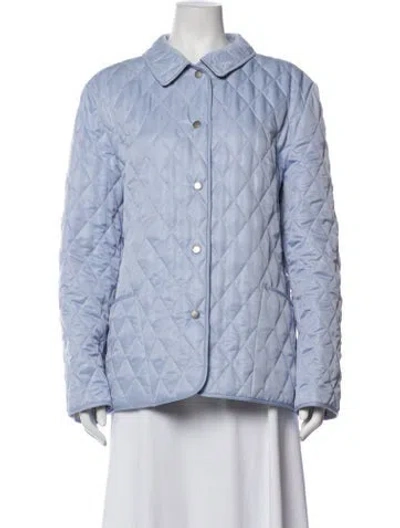 Pre-owned Burberry Jacket In Blue