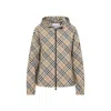 Burberry Archivio Check Waterproof Jacket In Brown