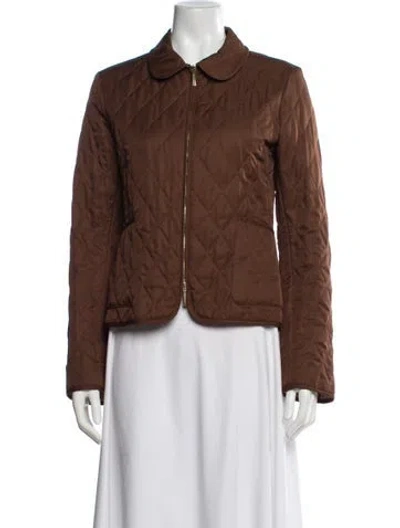 Pre-owned Burberry Jacket In Brown