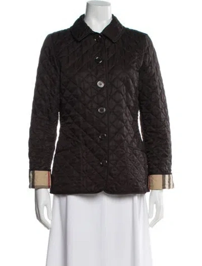 Pre-owned Burberry Jacket In Brown