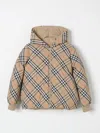 BURBERRY JACKET BURBERRY KIDS COLOR BEIGE,412229022