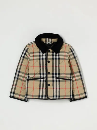 BURBERRY JACKET BURBERRY KIDS COLOR BEIGE,431426022