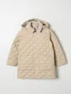Burberry Kids Quilted Coat (3-14 Years) In Dove Grey