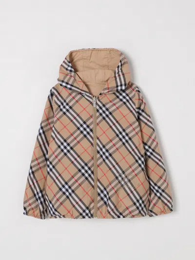 BURBERRY JACKET BURBERRY KIDS COLOR SAND,G49506054