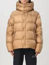 Burberry Leeds Hooded Nylon Down Jacket In Beige
