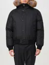 Burberry Ekd Motif Hooded Padded Jacket In Schwarz