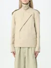 Burberry Utility Jacket Notch Lapel In Beige