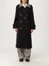 Burberry Long Sleeve Windbreaker In Black