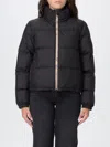 Burberry Puffer Jacket With Concealed Hood In Blue