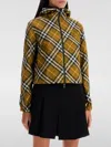 Burberry Zip Up Jacket With Hood In Braun