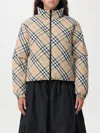 Shop Burberry Jacket  Woman Color Sand