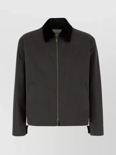 Burberry Jacket Cotton Collar Corduroy