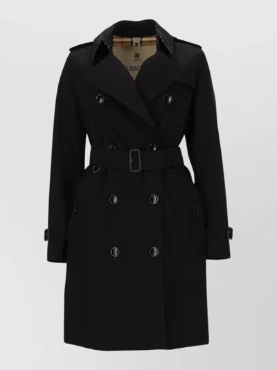 Burberry Jacket Featuring Epaulettes And Storm Flap In Black