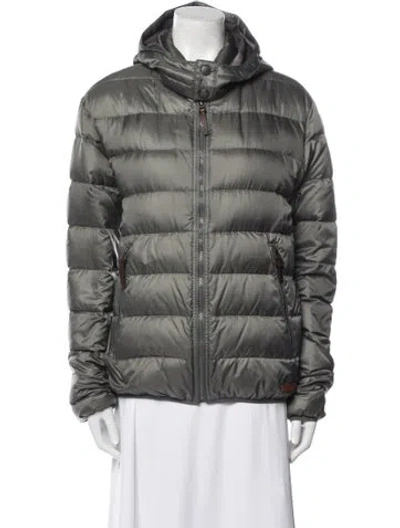 Pre-owned Burberry Jacket In Gray