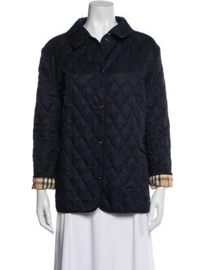 Pre-owned Burberry Jacket In Gray