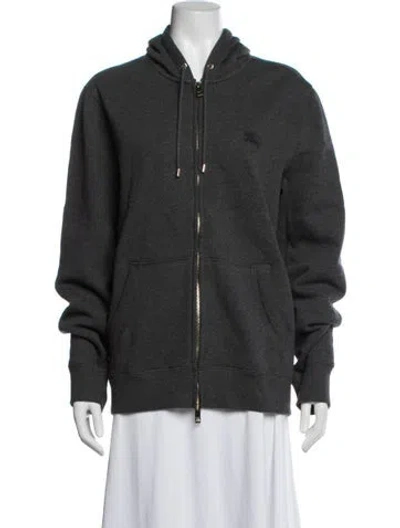 Pre-owned Burberry Jacket In Gray