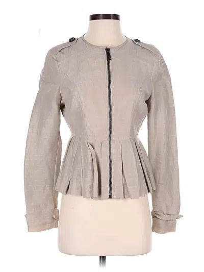 Pre-owned Burberry Jacket In Gray